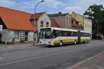 TF-VG 90 auf der Linie 621 nach Ludwigsfelde Bahnhof. Aufgenommen am 09.08.2013 Teltow Jahnstrae.