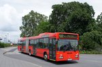 Bus Worms / Verkehrsverbund Rhein-Neckar: Mercedes-Benz O 405 GN der Rheinpfalzbus GmbH, aufgenommen im Juni 2016 am Hauptbahnhof in Worms.