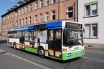 Stadtbus Aschaffenburg / Verkehrsgemeinschaft am Bayerischen Untermain (VAB): Mercedes-Benz O 405 N der Stadtwerke Aschaffenburg Verkehrs-GmbH (STWAB), aufgenommen im September 2016 in der Nähe vom Hauptbahnhof in Aschaffenburg.