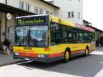 AAGL - Mercedes O 405 Bus Nr.57 BL 7417 bei der Haltestelle vor dem Bahnhof in Liestal am 02.08.2008