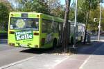 Mercedes-Benz O 405 N (Niederflur-Stadtversion) auf der Linie M49 nach Heerstrae/Nennhauser Damm an der Haltestelle Messedamm/ZOB/ICC.