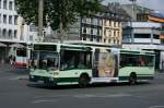 SWB 9801 (BN SW 4130) mit Werbung fr die SW Bonn am HBF Bonn mit der Linie 609 nach Gielgen.