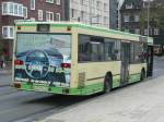 02.12.09,MAN der HCR Nr.90 in Wanne-Eickel mit Werbung:Busfahrer gesucht.