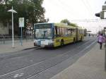 Ein älterer Mecedes G des RNV in Heidelberg am Hauptbahnhof.