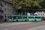 Mercedes Bus mit der Betriebsnummer 733 an der Haltestelle Habermatten.