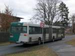 Mercedes-Benz O 405 N (Niederflur-Stadtversion) auf der Linie 694 nach Drewitz Stern-Center/Gerlachstraße an der Haltestelle Am Gehölz.