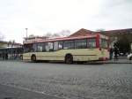 Ein alter HSB Bus am Freiheitsplatz in Hanau am 24.02.09