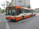 MB 405GN Nr. 56 beim Hauptbahnhof Solothurn, 14.04.2011.