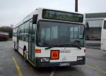 Mercedes O405 N, vom Unternehmen Gerda Klingenfu, aufgenommen am 27.02.2011 am Abstellplatz von Klingenfu in Velbert.