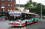 Rheinbahn 9065 (D BO 9065) mit Werbung für FOM.