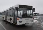 Mercedes-Benz O 405 steht als Terminal-Bus abgestellt im Seehafen Rostock.24.02.2013