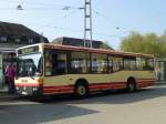 Mercedes O 405 NK, niedrige Sonderanfertigung,  Verkehrsbetriebe Karlsruhe , Karlsruhe HBf 05.05.2013