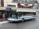 Ortsbus Engelberg - Mercedes Citaro (ex Zugerland) OW 10187 vor dem Bahnhof in Engelberg am 03.01.2014