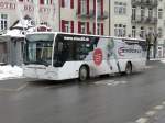Ortsbus Engelberg - Mercedes Citaro  OW 10195 vor dem Bahnhof in Engelberg am 03.01.2014