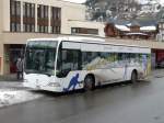 Ortsbus Engelberg - Mercedes Citaro  OW 10260 vor dem Bahnhof in Engelberg am 03.01.2014