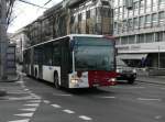 VBL - Mercedes Citaro (ex TPF) Nr.992 LU 244371 unterwegs auf der Linie 2 in Luzern am 03.01.2014