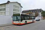 BGU Schülerkurs in der Stadt Solothurn. Bei diesem Citaro I handelt es sich um den BSU Wagen Nr. 71, sämtliche Anschriften wurden jedoch entfernt, 27.10.2014.