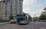 Brandenburg, St. Annenstraße - Wagen 539 (Citaro I G) der VBBr auf dem Weg zum EKZ Wust. 26.08.2014