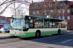 22.12.2014 der aktuell zweit-älteste Citaro I im Bestand der VBBr an der Potsdamer-Straße in Brandenburg an der Havel.