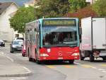 BBB / Binggeli Bus Betrieb - Mercedes Citaro ( ev VB Biel Nr.128 )  BE 20044 unterwegs auf der Linie 75 in Aegerten am 04.09.2015