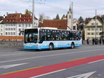 VBL - Mercedes Citaro  Nr.71  LU  15016 unterwegs auf der Linie 14 in Luzern am 28.03.2016