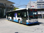 VBL - Mercedes Citaro Nr.721  LU 202669 bei den Bushaltestellen vor dem Bahnhof in der Stadt Luzern am 21.05.2016