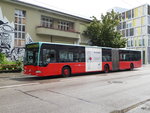 VB Biel - Mercedes Citaro  Nr.124  BE  572124 unterwegs auf der Linie 4 in den Strassen von der Stadt Biel am  11.06.2016