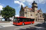 Stadtbus Heilbronn: Mercedes-Benz Citaro vom Regional Bus Stuttgart GmbH (RBS) / Regiobus Stuttgart, aufgenommen im Juli 2016 am Hauptbahnhof in Heilbronn.