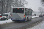 Am 23.01.2016 fährt P-AV 345 (Mercedes Benz Citaro) für die  Grüne Woche 2016  Shuttle Verkehr zwischen Messe (ICC) und Olympischer Platz.