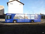 Werbebus für Creme abgestellt in Herzogenbuchsee am 20.11.2016