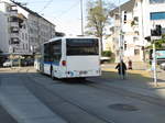 VBG-Mercedes Citaro Nr. 98 ist unterwegs auf der Linie 768 und verlässt die Haltestelle Bahnhof Oerlikon Ost am 21.4.17. Neben diesem Wagen ist von den Citaro I Gelenkbussen nur noch der Bus mit der Nummer 81 im Einsatz bei der VBG, die weiteren Fahrzeuge wurden im November 2016 durch neue Citaros ersetzt.