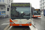 BSU: MERCEDES CITARO Wagen Nummern 72 und 52 in Solothurn Hauptbahnhof am 7.