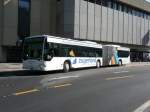 Zugerland - Mercedes Citaro Nr.19 ZG 3369 mit Werbung unterwegs auf der Linie 6 in Zug am 08.09.2008