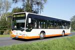 Bus Rheinland-Pfalz / Bus Dierdorf: Mercedes-Benz Citaro (NR-WS 270, Lackierung: Busbetrieb Solothurn und Umgebung) der Reisedienst Spies oHG, aufgenommen im September 2020 im Stadtgebiet von Dierdorf