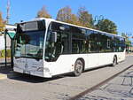 Mercedes-Benz O530 der Firma Taeter Dresden im Schienenersatzverkehr hier in Neustadt Sachsen am 10.