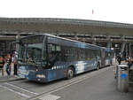 Mercedes Citaro 132, auf der Linie 22, wartet am 04.05.2010 an der Haltestelle beim Bahnhof Luzern.