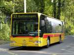 An der Haltestelle Jakobsbeg steht der BLT Bus mit der Betriebsnummer 92. Die Aufnahme stammt vom 10.09.2009.