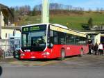 bls - Mercedes Citaro Nr.?? BE  652276 bei der Bushaltestellen vor dem Bahnhof Huttwil am 28.11.2009