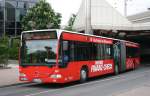 NIAG 3617 (WES O 3617) macht Werbung für die Sparkasse Niederrhein.