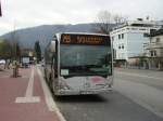 Ein Hoffmann Reisen Citaro als Linie 755 in Neckargemünd Bhf am 23.01.11