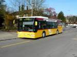 Postauto - Mercedes Citaro ZH 387070 beim Bahnhof in Blach am 01.04.2011
