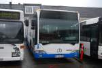 Jumbo 69, ein Mercedes O530 Citaro, vom Unternehmen Gerda Klingenfu, aufgenommen am 27.02.2011 auf dem Betriebshof von Klingenfu in Velbert.