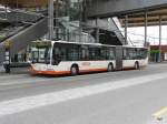 RBS - Mercedes Citaro  Nr.34  BE 601234 unterwegs auf der Linie 36 in Zollikofen bei der Haltestelle vor dem Bahnhof am 14.04.2011