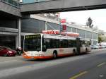 RBS - Mercedes Citaro  Nr.38  BE 555038 unterwegs auf der Linie 36 in Zollikofen bei der Haltestelle vor dem Bahnhof am 14.04.2011