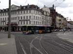 Der Heidelberger RNV Künstler Bus am 15.07.11 am Bismarckplatz 
