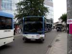 Richtiges Gedränge in Heidelberg unter den Busfahrern am 15.07.11. Hier ein Mercedes Benz Citaro G des RNV 