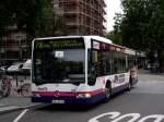 Ein Mercedes Benz Citaro von First Rhein Neckar Group am 19.07.11 in Mannheim Hbf 