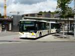 Schaffhausen Bus - Mercedes Citaro  Nr.4  SH  15204 unterwegs auf der Linie 21 bei den Bushaltestellen in Schaffhausen am 26.08.2012