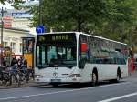 Mercedes Citaro eines Busunternehmens im Auftrag der ASEAG am 18.09.2012 als Linie 34 nach Brand am Aachener Elisenbrunnen.