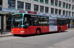 Mercedes Citaro mit der Betriebsnummer 126 auf der Linie 6 beim Guisanplatz. Die Aufnahme stammt vom 24.05.2012.
